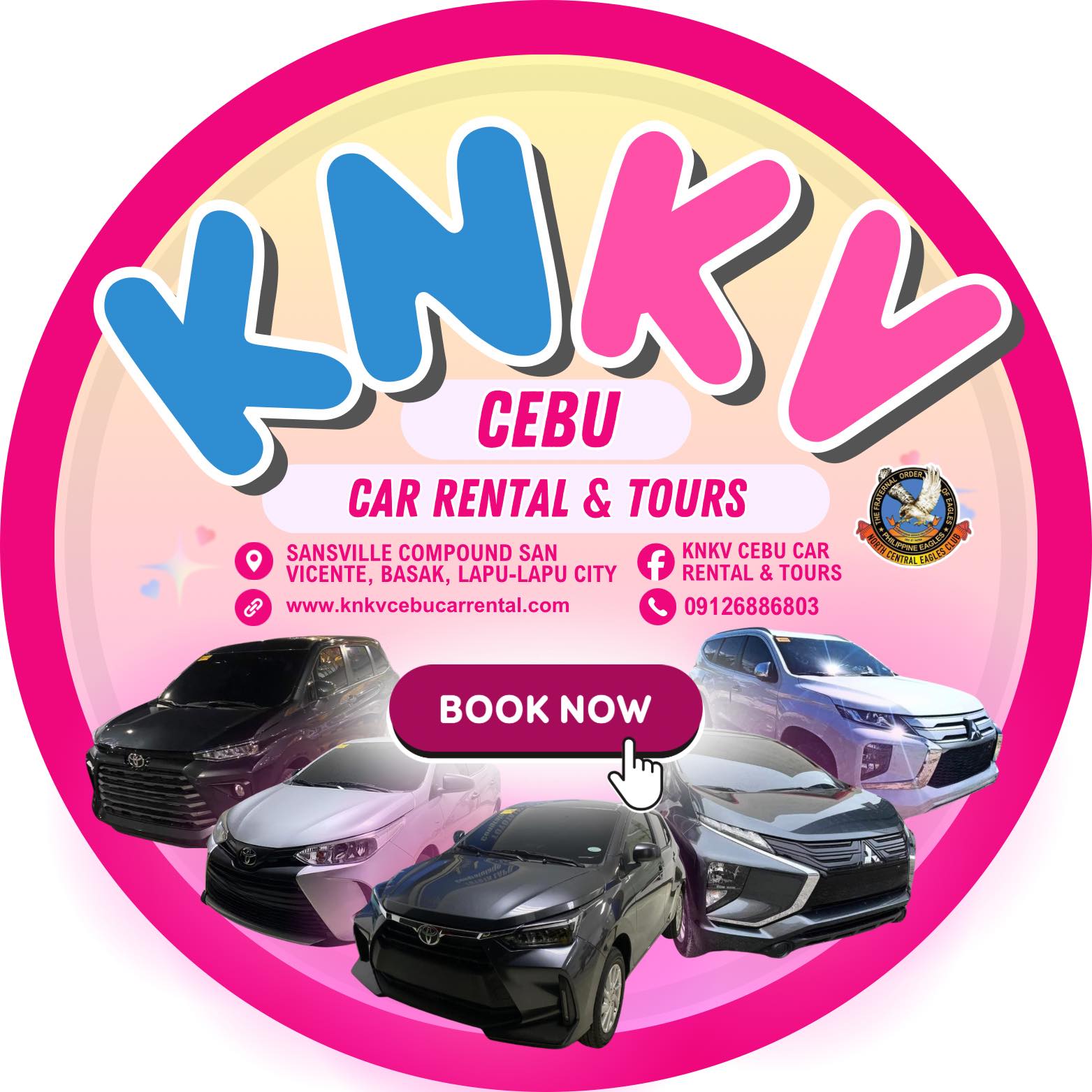 Cebu Business Directory - KNKV Cebu Car Rental and Tours logo