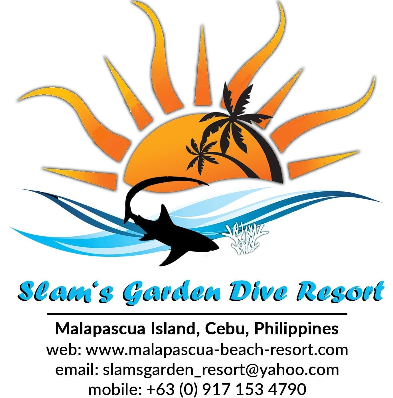 Cebu Business Directory - Slam's Garden Dive Resort logo