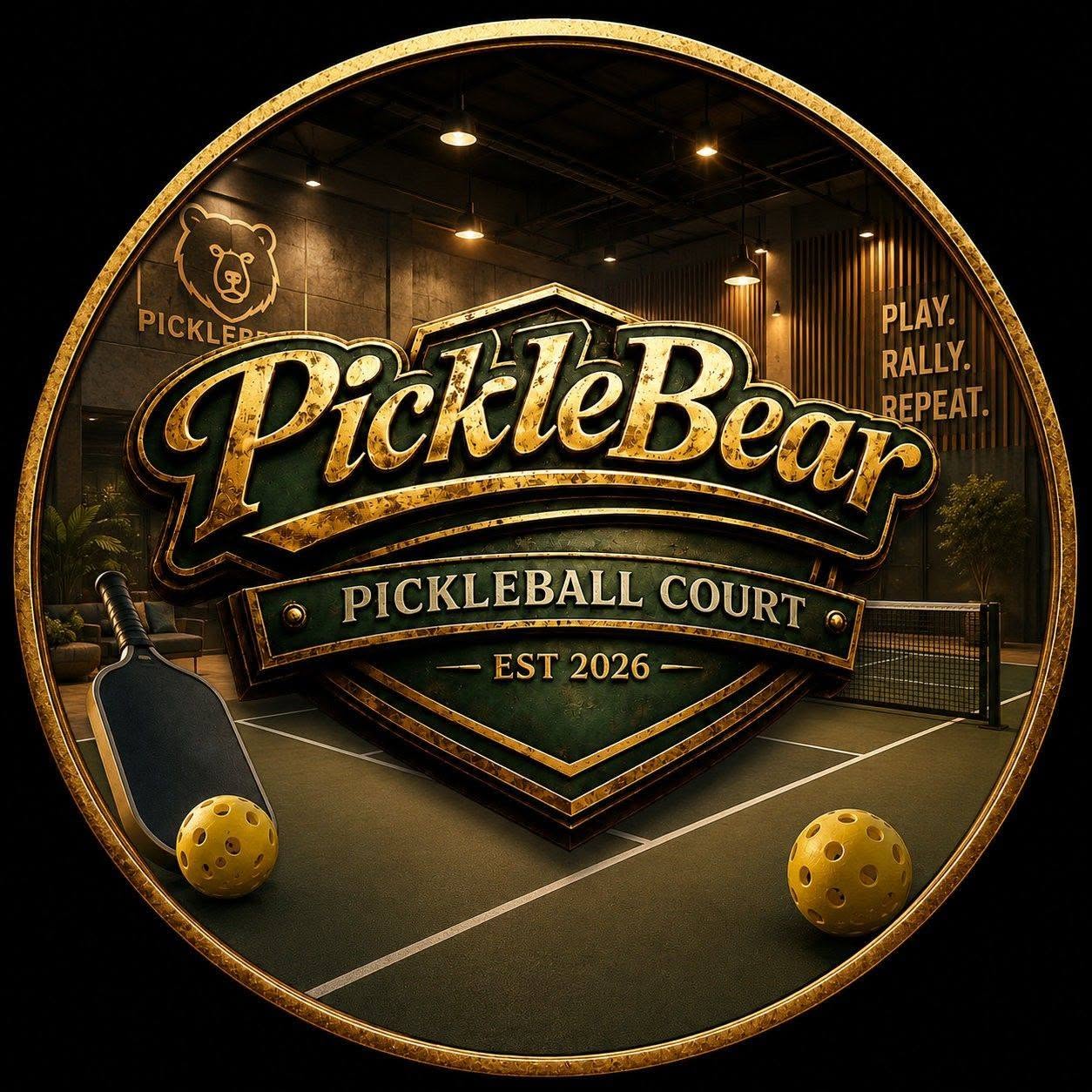 Cebu Business Directory - PickleBear Pickleball logo