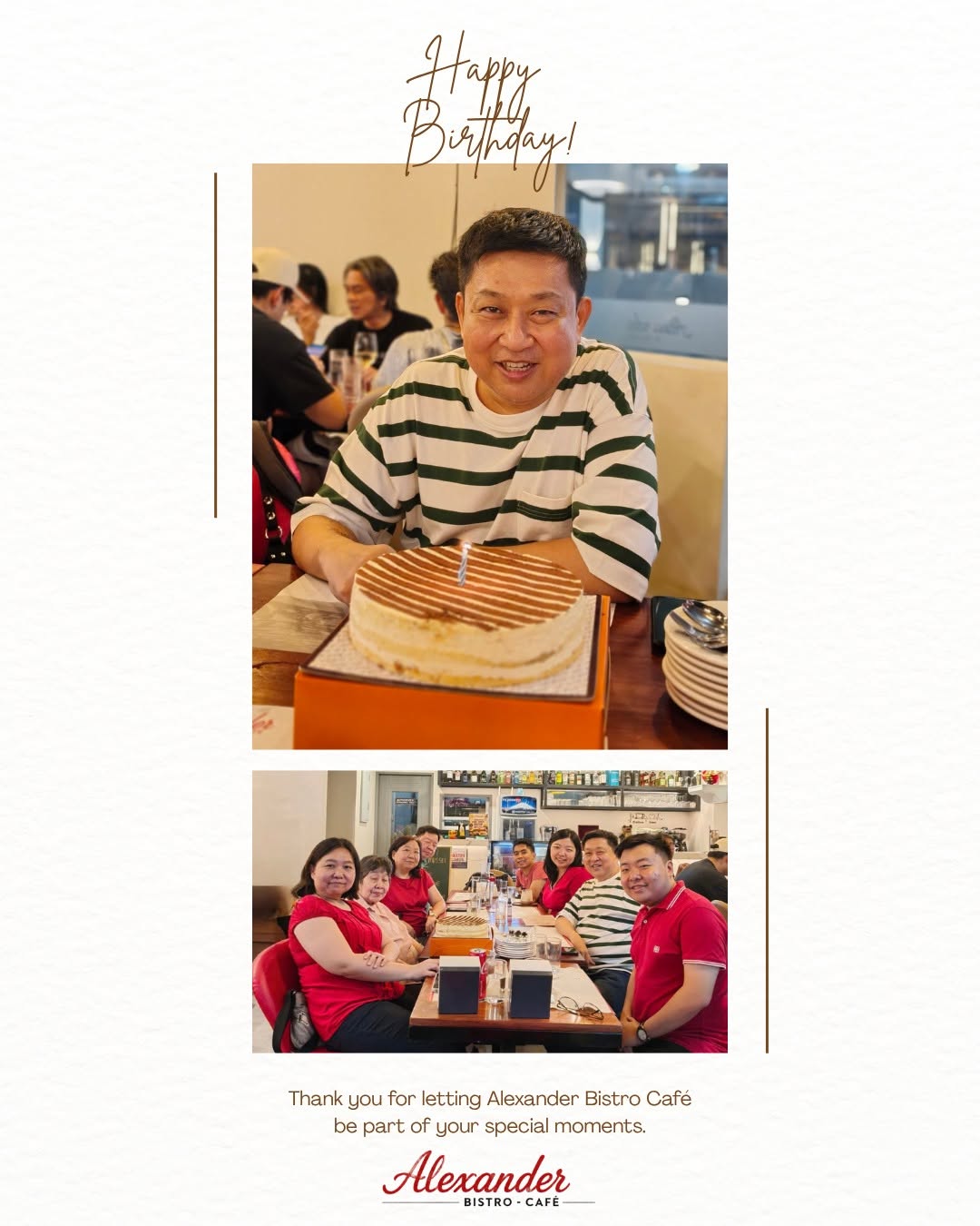 Cebu Business Directory - Alexander Bistro Birthday