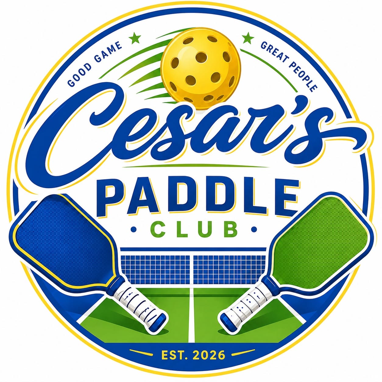 Cebu Business Directory - Cesar's Paddle Club - Pickleball Court logo