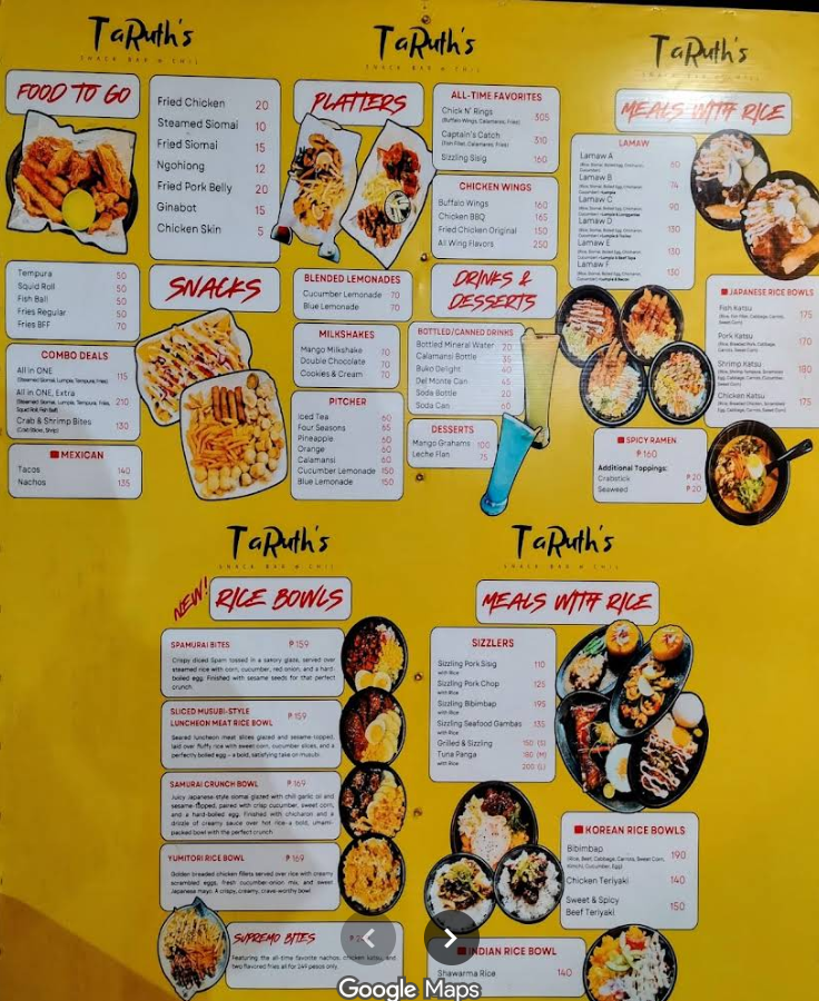 Cebu Business Directory - TaRuth’s Snack Bar & Chill - Photo 2