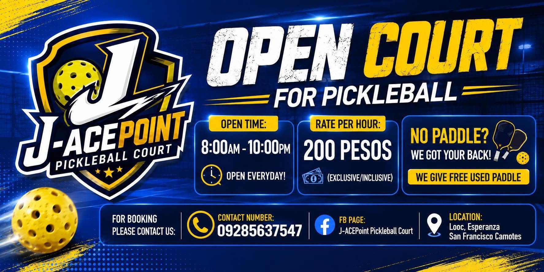 Cebu Business Directory - J-AcePoint Pickleball Court - Photo 3
