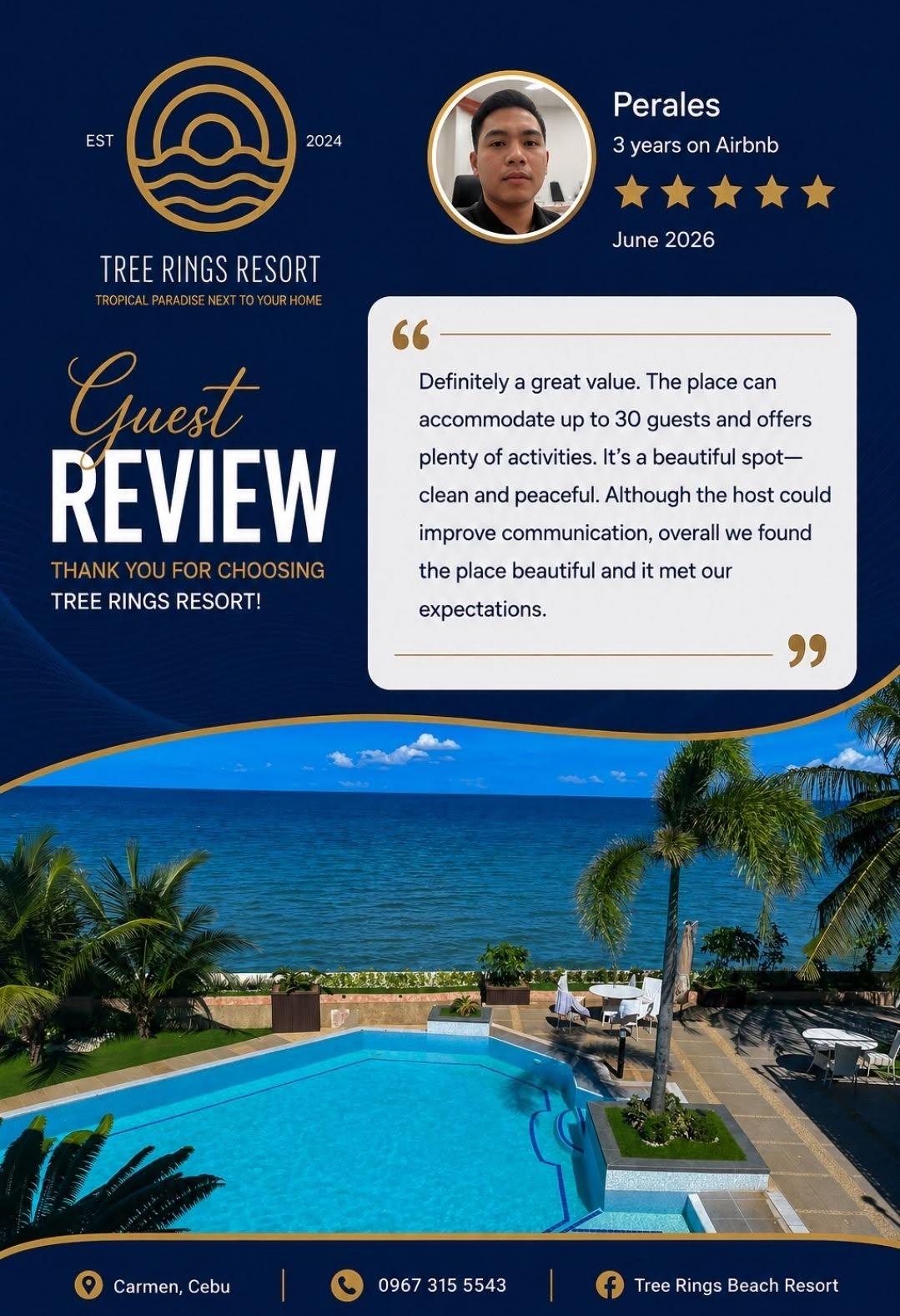 Cebu Business Directory - Tree Rings Beach Resort - Photo 1