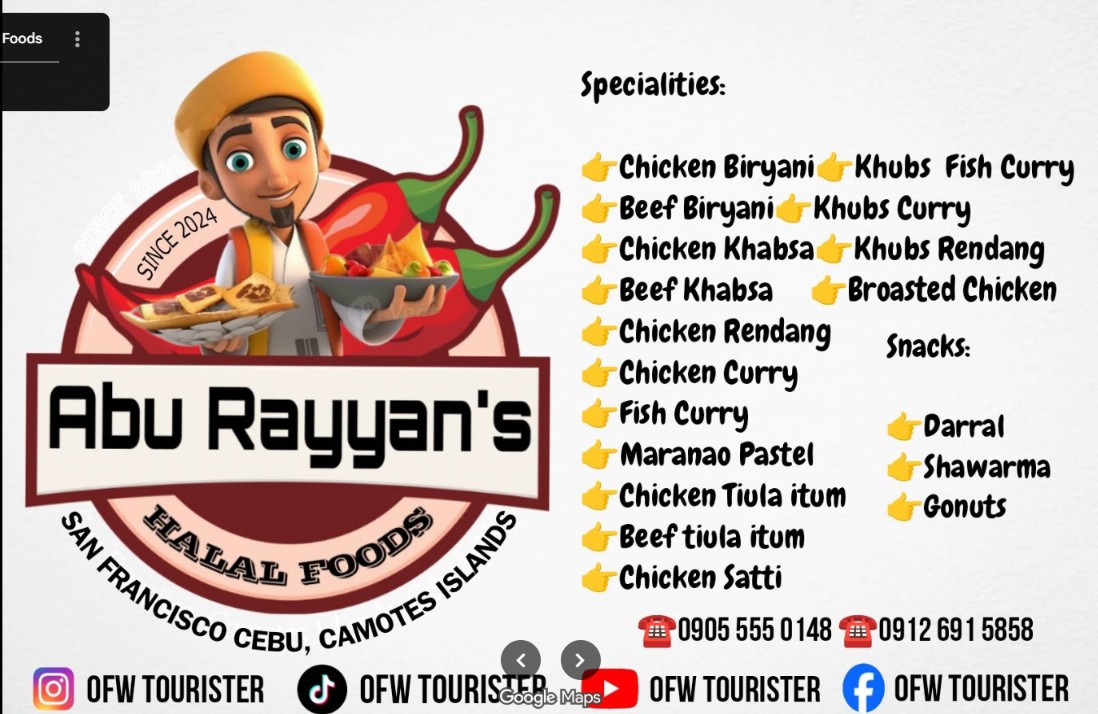 Cebu Business Directory - Abu Rayyan's Halal Foods - Photo 3