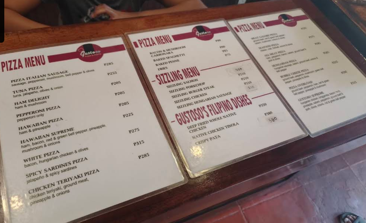 Cebu Business Directory - Gustoso Pizza & Pasta - Photo 2